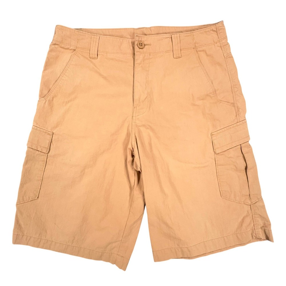 The North Face Cargo Shorts Mens 32 British Khaki Tan Tekware Hiking Outdoor
